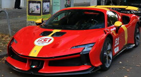 1/18　フェラーリ ミニカー　フェラーリ SF90XX　＃51　ルマン優勝車　レッド色　ブラゴ　BBURAGO FERRARI - SF90 XX N 51 24h LE MANS WINNER LIVERY　　限定予約商品
