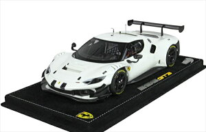 �~�j�J�[�@1/18�@�t�F���[�� �~�j�J�[�@�t�F���[�� 296�@GT3�@���F�@ 2022 Ferrari 296 GT3 (White) Limited 24 Pieces�@BBR�y����\�񏤕i�z
