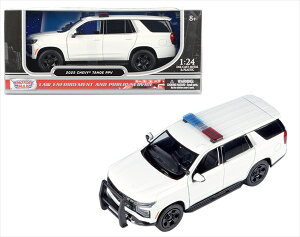 �~�j�J�[�@1/24�@ 2025�@�V�{���[�E�^�z�@���F�@SUV�~�j�J�[�@�p�g�J�[�i�|���X�o�[�W�����ύX�p�A�N�Z�T���[�t���j2025 Chevrolet Tahoe Police Pursuit Vehicle�@MOTORMAX�y�\�񏤕i�z
