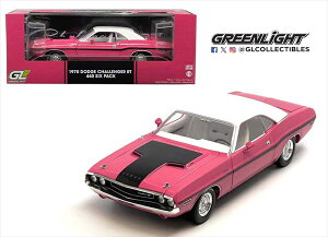 �~�j�J�[�@1/18�@1970�@�_�b�W�`�������W���[ R/T 440�@�s���N/���F�@1970 Dodge Challenger RT Hard Top 440 Six Pack�@GREENLIGHT�@�y�\�񏤕i�z