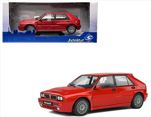 �~�j�J�[�@1/18 �����`�A �f���^�@HF�@�C���e�O���[���@�ԁ@LANCIA DELTA HF INTEGRALE 1995�@Solido-S�@�y�\�񏤕i�z