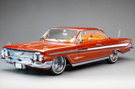 ミニカー　1/18　シボレー　インパラ　ローライダー　ブラウンメタ色　1961 Chevrolet Impala SS Convertible　 Low Rider　SUNSTAR【予約商品】