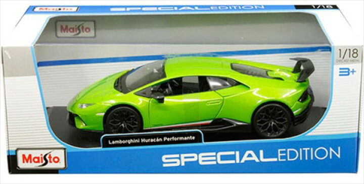 楽天市場】ミニカー 1/18 maisto☆ランボルギーニ・ウラカン・ペル 