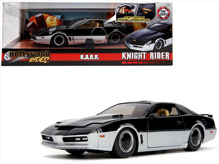 楽天市場 ミニカー 1 24 Jadatoys ナイトライダー Karr カール 敵車プロトタイプ Led点灯 予約商品 Hottoys ホットトイズ
