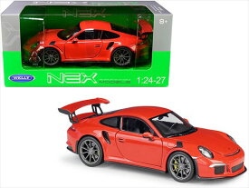 ミニカー■WELLY■1/24　2016　ポルシェ 911 GT3 RS　オレンジ色　 2016 Porsche 911 GT3 RS【予約商品】