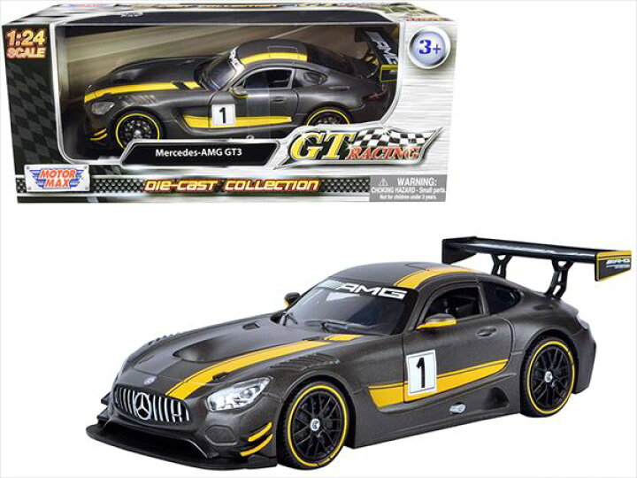 楽天市場】ミニカー□MOTORMAX□1/24 メルセデスベンツ AMG GT3 ＃1 
