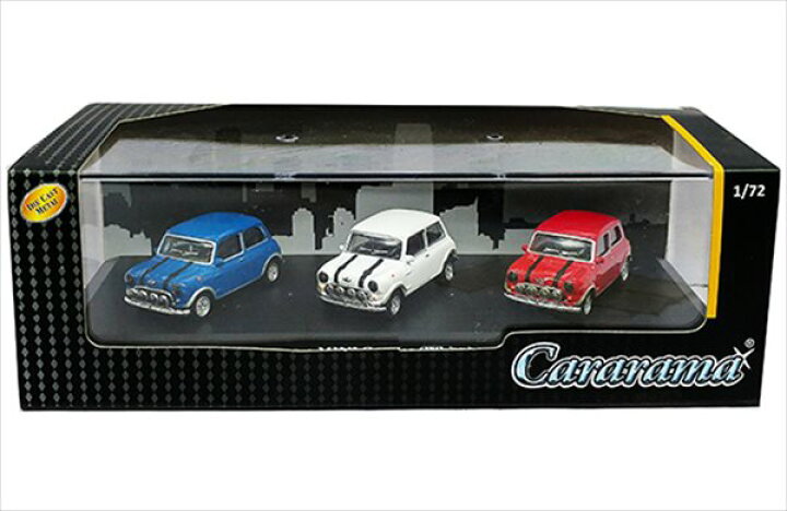 楽天市場】1/43 Cararama☆ミニクーパー 映画「ミニミニ大作戦」3台 