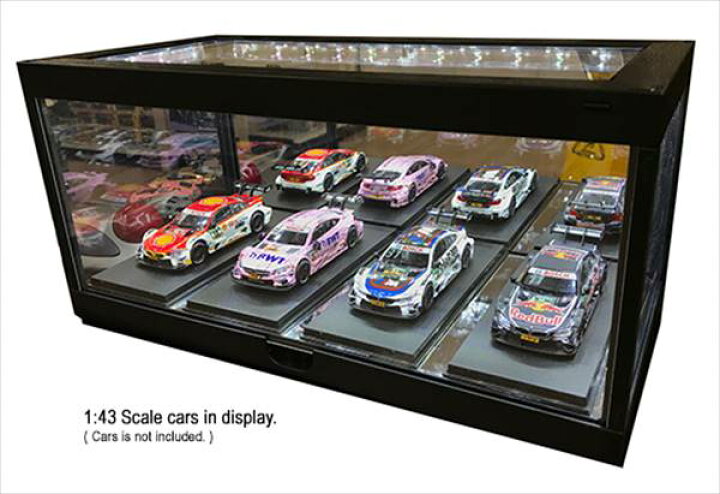楽天市場】明るい！LEDライト付♪ 1/18用 コレクションケース アクリル 