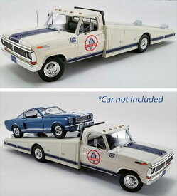 ミニカー　1/18　ACME☆キャリアカー　積載車（1台積載）　白　ワイルドスピード 1970 Ford F-350 Ramp Truck "Shelby"【予約商品】