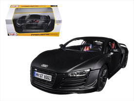 ミニカー■maisto■1/24　アウディ　Audi R8 GT 特別モデル　艶消し黒 【予約商品】