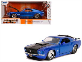 ミニカー　1/24　JadaTOYS☆1970 マスタング Boss 429 青　アメ車【予約商品】