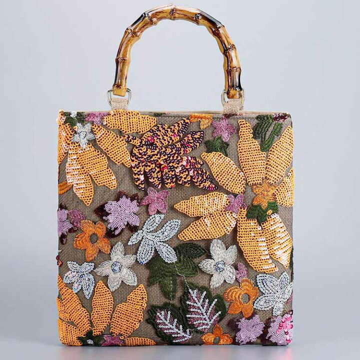 楽天市場】刺繍 浴衣バッグ おしゃれ レディース トートバッグ カバン 