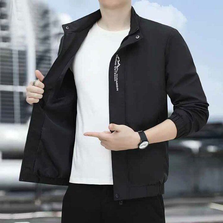 Amazon | [YEOREO] ジャケット メンズ 長袖 春秋冬 カジュアル ブルゾン フード付き 無地 軽くて、風を通さないアウトドアジャケット  メンズ マウンテンパーカー ウィンドブレーカー 登山 ウェア 通勤 通学 撥水 男女兼用コートジャケット-hei-M | コート・ジャケット 通販 [YEOREO] ジャケット メンズ 長袖 春秋冬 カジュアル ブルゾン フード付き 無地 軽くて、風を通さないアウトドアジャケット