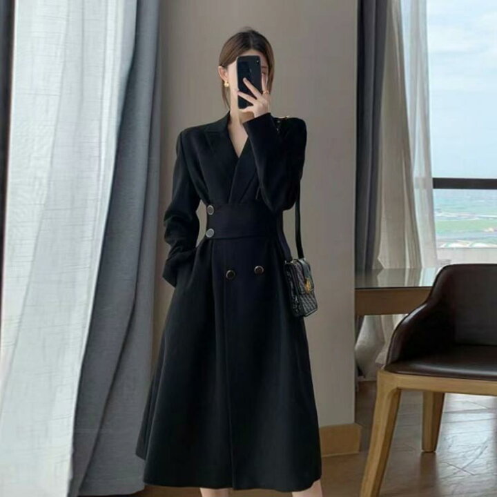 楽天市場】お呼ばれ ワンピーススーツ ロングコート レディース 服 