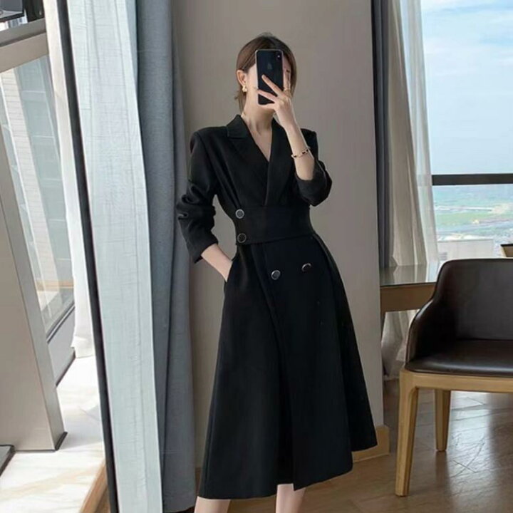 楽天市場】お呼ばれ ワンピーススーツ ロングコート レディース 服  