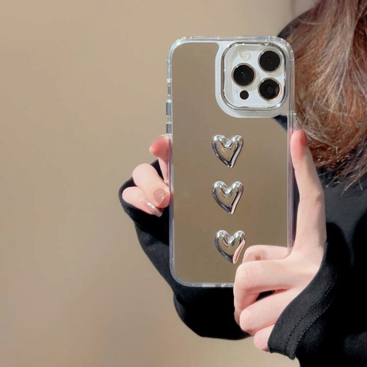 楽天市場】iphone iPhone 3D 韓国 おしゃれ 14 iphone16 シルバー 