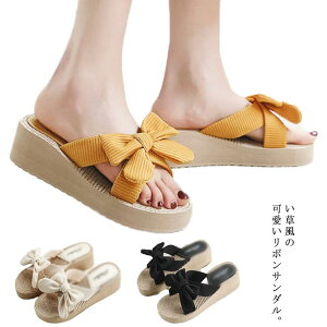 ウェッジソール サンダル リボン サンダル ミュールの人気商品 通販 価格比較 価格 Com
