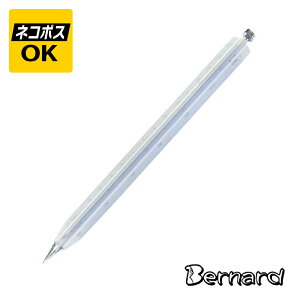 【ネコポスOK】Bernard バーナード 一般用サンスケ シャープタイプ 15cm シルバー WM-SP15-1-SV シャープペンシル 三角スケール 0.5mm