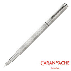 Carand'AcheEcridorカランダッシュエクリドールキューブリックCubrikシルバープレート&パラジウムコート万年筆0958-367/0958-377/0958-387