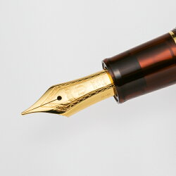 報画堂オリジナルHougadoセーラー別注モデルギャザード万年筆クリアブラウン119467