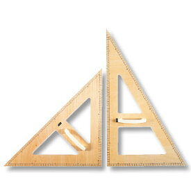 【ウチダ】大三角定規　MW-6M　【算数　数学】