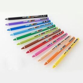 【三菱鉛筆】Ponky PENCIL　ポンキーペンシル　単色 図工に最適なペン全部が芯の色鉛筆　色えんぴつ　いろえんぴつ
