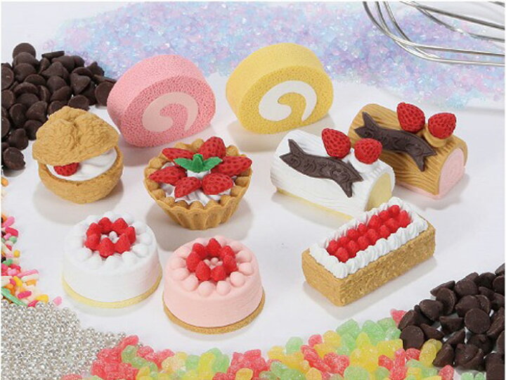 楽天市場】【イワコー】おもしろ消しゴム No.2ケーキ消しゴム ER 