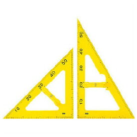 【ウチダ】大三角定規 （特殊発泡樹脂）NP-6　【算数　数学】