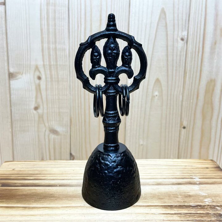 楽天市場】南部鉄器 卓鈴 新錫杖頭 南部鉄器 卓鈴 伝統工芸品 日本製 