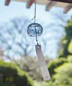 神恩風鈴　シナツヒコ　ガラス風鈴 日本製 福島県喜多方製 手づくり風鈴 志那都比古神 日本神話に登場する風の神を表現 和雑貨 インテリア 岩座 癒しの音 みちのく風鈴 飾り物 贈り物 ギフト