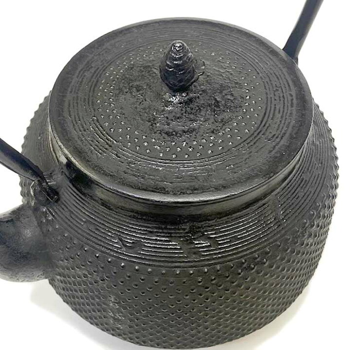 楽天市場】南部鉄器 鉄瓶 大徳寺型 霰 1.9リットル 伝統工芸品 日本製 