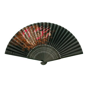 扇子 龍【メール便対応可】 夏小物 エコ 涼感グッズ 飛沫対策グッズ ドラゴン 竜柄 布扇子 竹扇子 浴衣、甚平に合う扇子 小粋な扇子 携帯小物 ユニセックス メンズ レディース 紳士用扇子