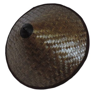 竹笠 塗り ゴトク付き 日よけ対策 熱中症対策 屋外での農作業や洗車時、釣り、庭仕事 装飾用、撮影用、和装時の演劇用やディスプレイ用 お遍路用として お祭り用として 竹傘 人力車