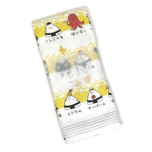 てぬぐいたおる布ごよみ おむすび山【メール便対応可】 今治タオル コンテックス おにぎり 日本製 綿100% ガーゼタオル スポーツタオル 手ぬぐいタオル お礼 ギフト 御礼 手拭い お風呂タ