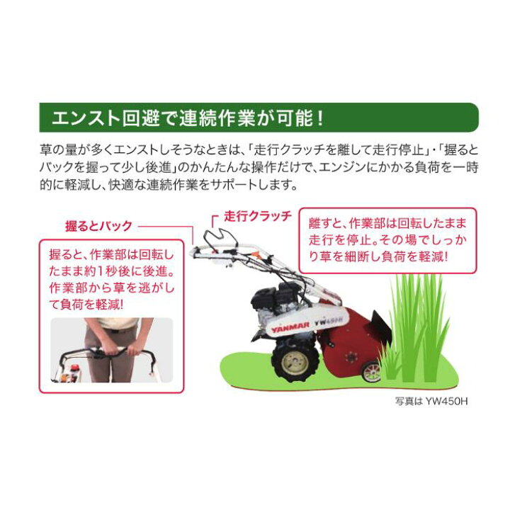 楽天市場】ヤンマー コンパクトハンマーモア YW490H,E 【エンジン式 自 