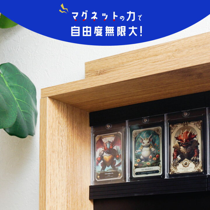 楽天市場】マグネットローダー 6枚 ディスプレイ 用 マグリルバー 4本 