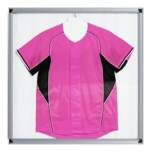 壁を傷つけずに飾れる UVカット ユニフォーム 額縁 XLサイズ 壁掛け コレクションケース フレーム ディスプレイケース アクリル おしゃれ 飾る 広げて 飾れる 紫外線カット 大きい 額のつめ