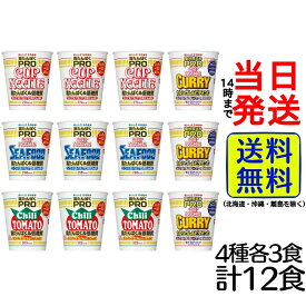日清 カップヌードル PRO 高たんぱく&低糖質 1日分のカルシウム&ビタミンD 4種各3食計12食セットカップ麺 詰め合わせ バラエティセット 箱買い ケース 高たんぱく 低脂質 カルシウム ビタミン ビタミンD 夜食 非常食 ギフト 男性 一人暮らし