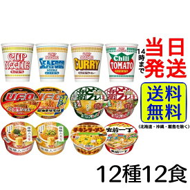 日清 人気カップ麺 12種12食 詰め合わせ【 送料無料 】【 当日発送 】 どん兵衛 UFO 麺職人 夜食 備蓄 日清食品 ラーメン うどん そば カレー 即席 カップヌードル 詰め合わせ アソート まとめ買い 箱買い 簡単 時短 一人暮らし 大学生 仕送り