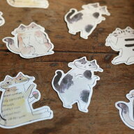 【最大1000円OFF】倉敷意匠 トラネコボンボン 猫ちゃん切り抜きカード40枚セット【ネコ くらしきいしょう…
