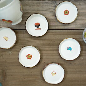 内村七生 うちむらなお 豆皿【小皿 醤油皿 箸置き うつわ 和食器 作家 九谷焼 九谷青窯】