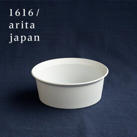 【最大1000円OFF】1616/arita japan TY ラウンドボウル160／グレー（オーブン対応）【イチロクイチロク アリタジャパン 有田焼 柳原照弘 おしゃれ オシャレ 皿 食器 モダン デザイナー 中鉢 和食器 サラダ スープ シリアル ギフト 煮物 グラタン】