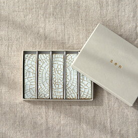 【最大1000円OFF】sen doily／カトラリーレスト（5個セット）【京千 作家 和食器 箸置き 波佐見焼】【母の日】