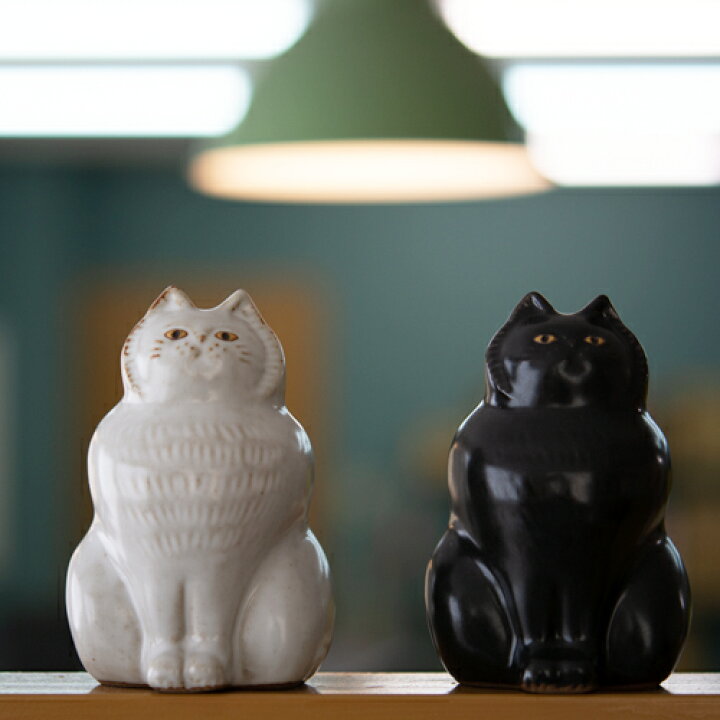 楽天市場】【最大1000円OFF】sen ねこの置物 twin cats【猫 ネコ 京千  