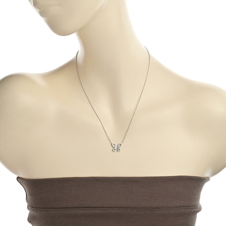 楽天市場】グラフ GRAFF バタフライ シルエット ダイヤ ネックレス  