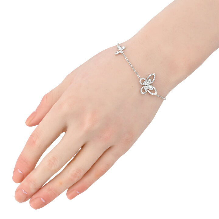 楽天市場】グラフ GRAFF バタフライ シルエット ダイヤ ブレスレット  