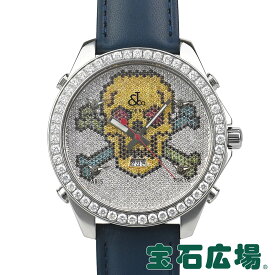 ジェイコブ JACOB&Co 5タイムゾーン 47 スカル JC-SKULL1D【中古】メンズ 腕時計 送料無料