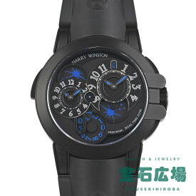 ハリー ウィンストン HARRY WINSTON オーシャン デュアルタイム ブラックエディション OCEATZ44ZZ007【新品】メンズ 腕時計 送料無料