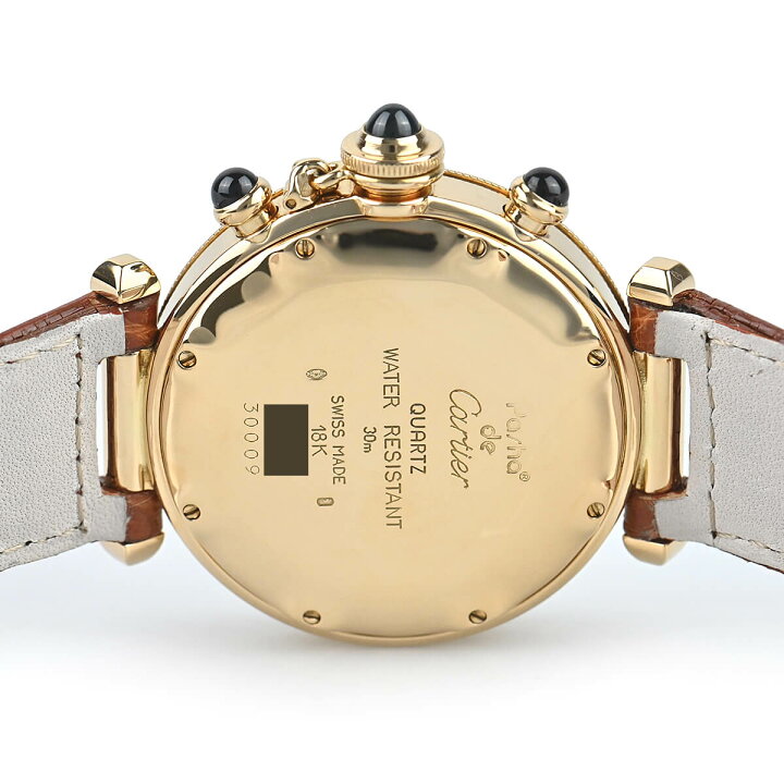 楽天市場】カルティエ Cartier パシャ38 クロノ 30009【中古】メンズ  