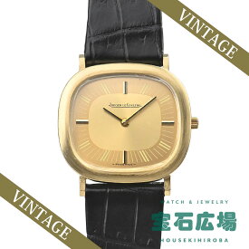 ジャガールクルト JAEGER LECOULTRE 角型 2針 【中古】メンズ 腕時計 送料無料